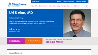
                            12. Uri S. Alon, MD | Find A Doctor | Children's Mercy Kansas City