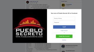 
                            5. URL DE LOS LOCALES DE PUEBLO SECRETO... - Pueblo Secreto ...
