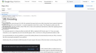 
                            5. URL Encoding | Maps URLs | Google Developers