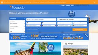 
                            7. Urlaub: Bis 40% Rabatt beim Marktführer | reisen.fluege.de