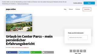 
                            9. Urlaub im Center Parcs - mein persönlicher Erfahrungsbericht