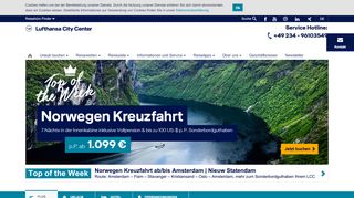 
                            5. Urlaub online buchen | Lufthansa City Center - Ihr Reisebüro. Weltweit.