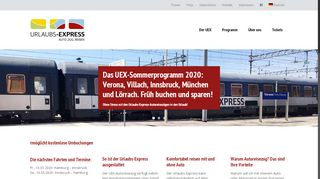 
                            3. Urlaubs-Express - AUTO.ZUG.REISEN - UEX-Autozug jetzt buchen!