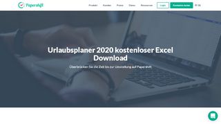 
                            12. Urlaubsplaner Excel - kostenlose Vorlage | Papershift