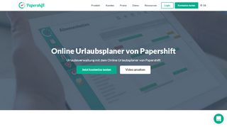 
                            11. Urlaubsplaner Online - einfach und schnell | Papershift