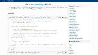 
                            10. urllib.urlencode Python Example - Program Creek