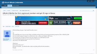 
                            2. URLNX.COM Be the first registered member and get 2$ ...