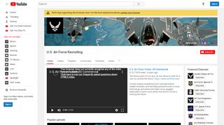 
                            11. U.S. Air Force Recruiting - YouTube