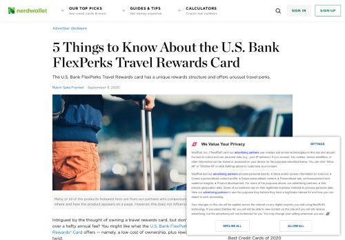 
                            9. U.S. Bank FlexPerks Travel Rewards Card: Tailored to You - NerdWallet