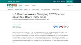 
                            10. U.S. Boardrooms are Changing, 2017 Spencer Stuart U.S. Board ...