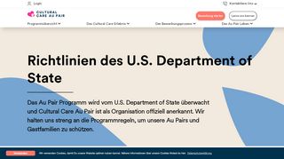 
                            7. U.S. Department of State Au Pair Bestimmungen | Cultural Care