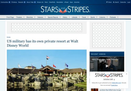 
                            10. US military has its own private resort at Walt Disney World - Stripes