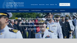 
                            4. U.S. Naval War College