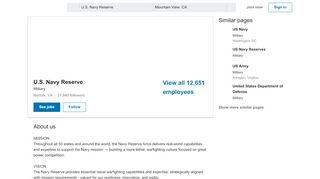 
                            9. US Navy Reserve | LinkedIn