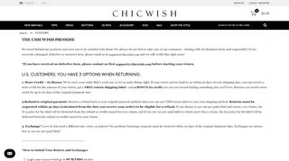
                            5. US RETURN - Retro, Indie and Unique Fashion - Chicwish