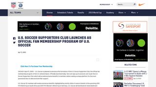 
                            3. U.S. Soccer Supporters Club Launches As Official Fan Membership ...