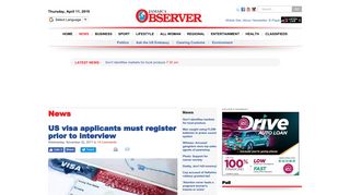 
                            6. US visa applicants must register prior to interview - Jamaica Observer