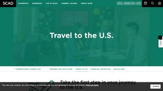 
                            8. U.S. visa information | SCAD