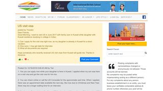 
                            13. US visit visa - IndiansinKuwait.com - the complete web ...