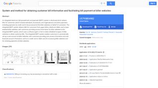 
                            11. US7958049B2 - System and method for obtaining customer bill ...