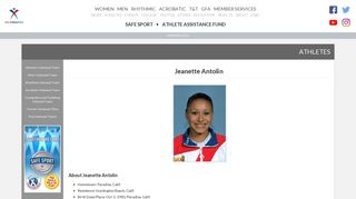
                            9. USA Gymnastics | Jeanette Antolin