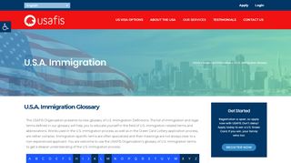
                            13. U.S.A. Immigration Glossary | USAFIS