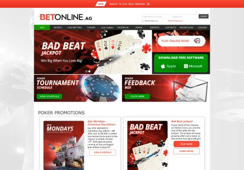 
                            2. USA Online Poker for Real Money at BetOnline Poker Room