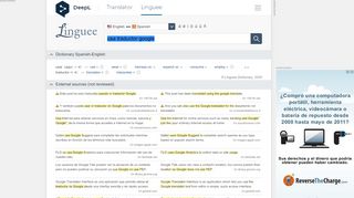 
                            4. usa traductor Google - English translation – Linguee