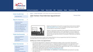 
                            11. USA Visitors Visa Interview Appointment - Path2USA