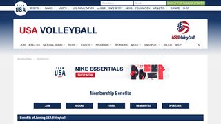 
                            4. USA Volleyball Membership - Team USA