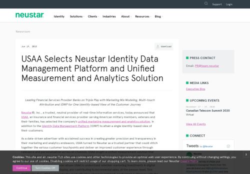 
                            13. USAA Selects Neustar Identity Data Management Platform and Unified ...