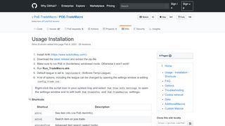 
                            4. Usage Installation · PoE-TradeMacro/POE-TradeMacro Wiki · GitHub