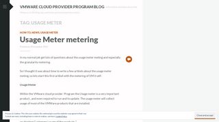 
                            9. Usage meter | VMware Cloud Provider Program Blog