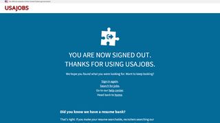 
                            1. USAJOBS - Sign Out - USAJOBS Login Service