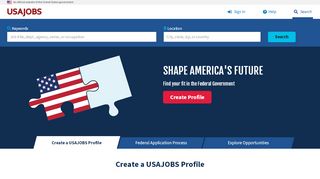 
                            3. USAJOBS - The Federal Government's official employment site