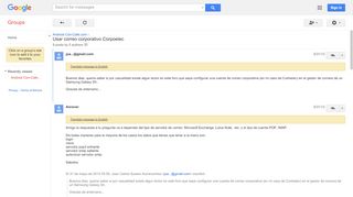 
                            7. Usar correo corporativo Corpoelec - Google Groups