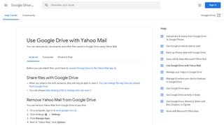 
                            10. Usar o Google Drive com o Yahoo Mail - Android - Ajuda do Google ...
