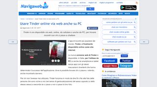 
                            11. Usare Tinder online via web anche su PC - Navigaweb.net