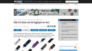 
                            11. USB-3.0-Sticks mit 64 Gigabyte im Test - PC-WELT