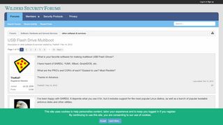 
                            3. USB Flash Drive Multiboot | Wilders Security Forums