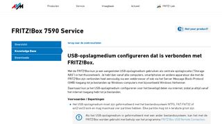 
                            3. USB-opslagmedium configureren dat is verbonden met FRITZ!Box ...