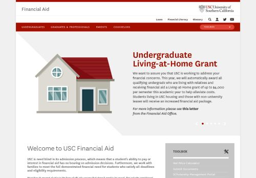 
                            4. USC Financial Aid