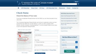 
                            4. USCIS Case Status - Check Case Status with USCIS gov online