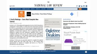 
                            10. USCIS E-Verify Redesign - New User Tutorial - National Law Review