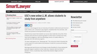 
                            11. USC's new online LL.M. allows students to study from anywhere ...