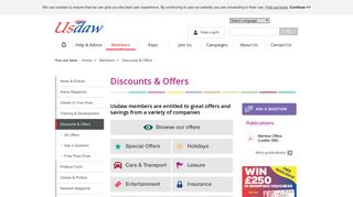 
                            9. USDAW - Discounts & Offers