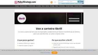 
                            12. Use a carteira Skrill - PokerStrategy.com