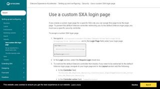 
                            9. Use a custom SXA login page - Sitecore Documentation