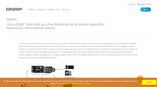 
                            3. Use a QNAP Turbo NAS as a Plex Media Server to stream video files