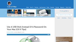 
                            3. Use A USB Stick Instead Of A Password On Your Mac [OS X Tips ...